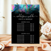 Holografisch Alcohol Ink Service Prijsmenu Menu