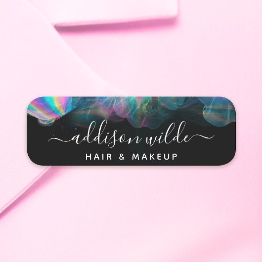 Holografisch alcoholgebruik Ink Business Naamplaatje