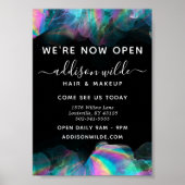 Holografisch alcoholgebruik Ink Business Poster (Voorkant)