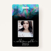 Holografisch alcoholinkt bedrijfsidentiteitskaart badge (Voorkant)