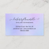 Holografisch apparaatLashes reserveglittergreep Visitekaartje (Achterkant)