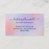 Holografisch apparaatLashes reserveglittergreep Visitekaartje (Achterkant)