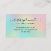 Holografisch apparaatLashes reserveglittergreep Visitekaartje (Achterkant)