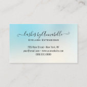 Holografisch apparaatLashes reserveglittergreep Visitekaartje (Achterkant)