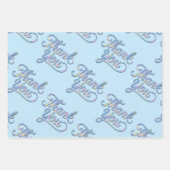 Holografisch bedankpapier voor het inpakken van sc inpakpapier vel (Voorkant 3)