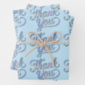 Holografisch bedankpapier voor het inpakken van sc inpakpapier vel (In situ)