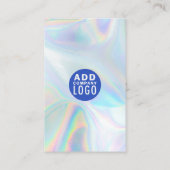 Holografisch bedrijf Logo QR-code toevoegen Visitekaartje (Achterkant)