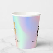 Holografisch bedrijfscentrum QR-code Papieren Bekers (Links)