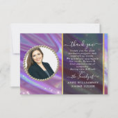 Holografisch begrafenis Hartelijk dank Bedankkaart (Voorkant)