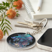 Holografisch bèta-visSleutelhanger Sleutelhanger (Voorkant Rechts)