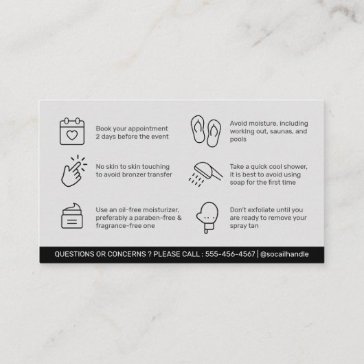 Holografisch bewerkbaar spier, tenzij spuitbus en  visitekaartje (Achterkant)