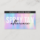 Holografisch bewerkbaar spier, tenzij spuitbus en  visitekaartje (Voorkant)