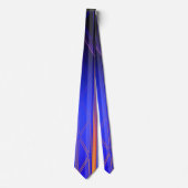 Holografisch blauw Specter Sci-Fi-paneel Stropdas (Voorkant)