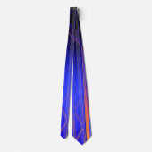 Holografisch blauw Specter Sci-Fi-paneel Stropdas (Achterkant)