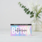 Holografisch Botox-vulinstructies Nazorg  Visitekaartje (Staand voorkant)