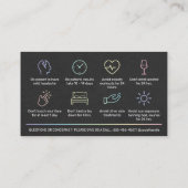 Holografisch Botox-vulinstructies Nazorg Visitekaartje (Achterkant)