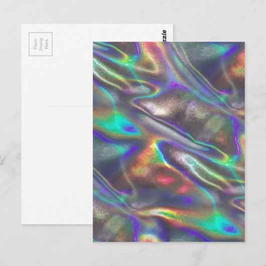 holografisch briefkaart (Voorkant / Achterkant)