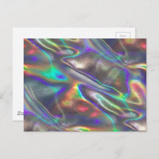 holografisch briefkaart (Voorkant / Achterkant)