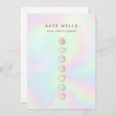 Holografisch Chakras Reiki Practitioner Kaart (Voorkant / Achterkant)