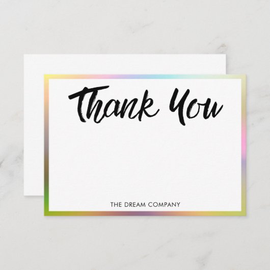 Holografisch Dank u het Tussenvoegsel van de Media (Voorkant / Achterkant)