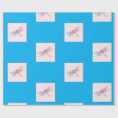  holografisch dragonfly-inpakpapier cadeaupapier (Vlak)