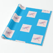  holografisch dragonfly-inpakpapier cadeaupapier (Uitgerold)