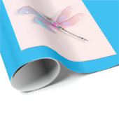  holografisch dragonfly-inpakpapier cadeaupapier (Rol Hoek)