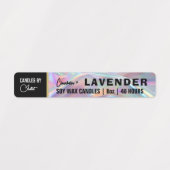 Holografisch dun kaarslabel labels (Design 1)