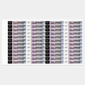 Holografisch dunne kaarsetiket labels (Vel)