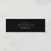 Holografisch eenhoornvormig sociaal insteekmodel mini visitekaartje (Achterkant)