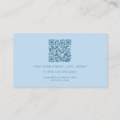 Holografisch effect QR-visitekaartje Visitekaartje (Achterkant)