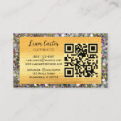 Holografisch Elegant  Visitekaartje (Achterkant)