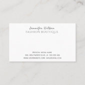 Holografisch elegante luxe glans visitekaartje (Achterkant)