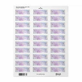 Holografisch etiket met vlinderscript (Full Sheet)