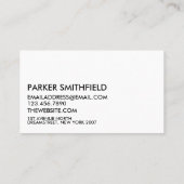 Holografisch Futuristisch Shimmer-Visitekaartje Visitekaartje (Achterkant)