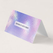 Holografisch gevouwen Visitekaartje (Voorkant)