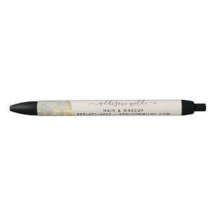 Holografisch glam Glitter Modern Salon Zwarte Inkt Pen