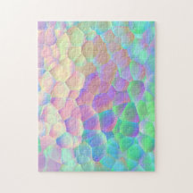Holografisch glazen patroon, iriserende kleuren