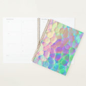 Holografisch glazen patroon, iriserende kleuren planner (Display)