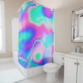 Holografisch glitch douchegordijn (In situ)