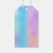 holografisch glitter cadeaulabel (Achterkant)