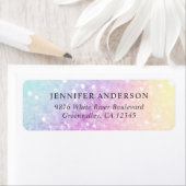 holografisch glitter Girly Glamoureus Etiket (Insitu)