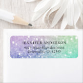  holografisch glitter Girly Glamoureus Etiket (Insitu)