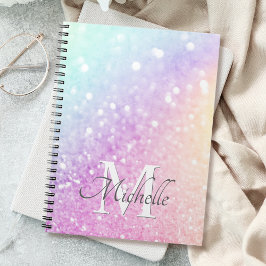 holografisch glitter Girly Glamoureus Notitieboek