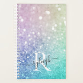  holografisch glitter Girly Glamoureus Planner (Voorkant)