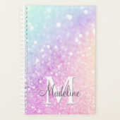 holografisch glitter Girly Glamoureus Planner (Voorkant)