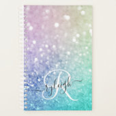  holografisch glitter Girly Glamoureus Planner (Voorkant)