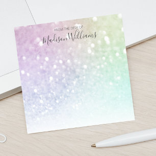  holografisch glitter Girly Glamoureus Post-it® Notes