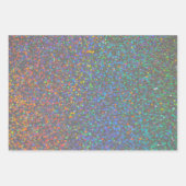 holografisch glitter inpakpapier vel (Voorkant 2)