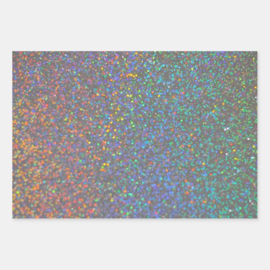 holografisch glitter inpakpapier vel (Voorkant)